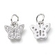 Brass Micro Pave Clear Cubic Zirconia Pendants(KK-P188-N01-P)-2