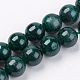 Chapelets de perles en pierre gemme de malachite naturelle(G-I001-9mm-01)-1