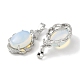 pendentifs ovales en opalite(G-NH0025-15P-24)-2