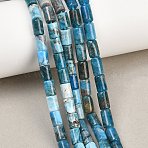 Natural Apatite Beads Strands, Column, 7.5~9x5~5.5mm, Hole: 0.7~0.8mm, about 48pcs/strand, 15.35''(39cm)(G-F832-B09-01)