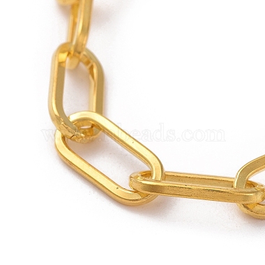 Unwelded Iron Paperclip Chain Bracelets(X-BJEW-JB05044-01)-2