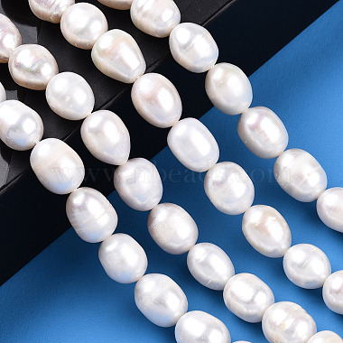 Natural Cultured Freshwater Pearl Beads Strands(PEAR-N012-08J)-6