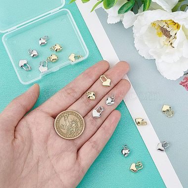 SUPERFINDINGS 16Pcs 4 Style Rack Plating Real 18K Gold Plated Brass Pendants(KK-FH0003-96)-3