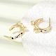 Brass Enamel Stud Earrings(KK-CBA8324-23G)-4