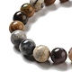 Natural Dendritic Jasper Beads Strands(G-E571-31B)-4