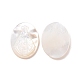 Natural White Shell Cabochons(SSHEL-D083-15)-1