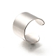 316 Surgical Stainless Steel Open Cuff Rings(RJEW-F170-01P-04)-2