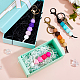 4Pcs 4 Colors Silicone Keychains(KEYC-FH0001-59)-5