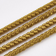 Acrylic Fiber Cords, Dark Goldenrod, 3mm, about 6.56 yards(6m)/roll(OCOR-Q048-01E)