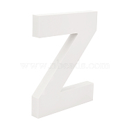 Wooden Letter Ornaments, for DIY Craft, Home Decor, Letter.Z, Z: 150x120x15mm(WOOD-GF0001-15-26)