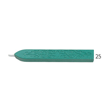 Sealing Wax Sticks, For Retro Vintage Wax Seal Stamp, Dark Cyan, 90x11x11mm