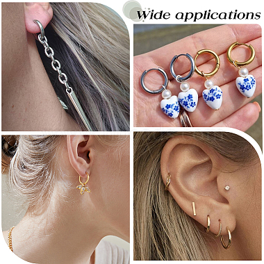 12 Pairs 2 Style 202 & 304 Stainless Steel Huggie Hoop Earrings(EJEW-SC0001-41)-5