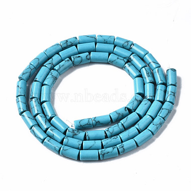 Synthetic Turquoise Beads Strands(G-S366-076A)-2