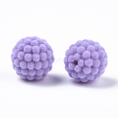 Lilac Fruit Acrylic Beads