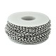 304 Stainless Steel Rolo Chains(STAS-M032-42P-3.8mm)-3