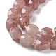 Synthetic Strawberry Quartz Beads Strands(G-B065-A08)-4