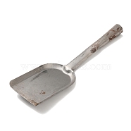 (Defective Closeout Sale: Rusting), Iron Hearth Fireplace Shovel, Coal Ash Shovel, Platinum, 36x10x5cm(TOOL-XCP0001-96)