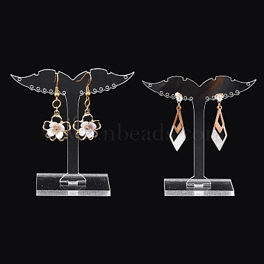 Clear Plastic Earring Stands