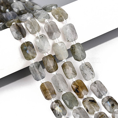labradorite naturelle brins de perles(G-T139-75)-1