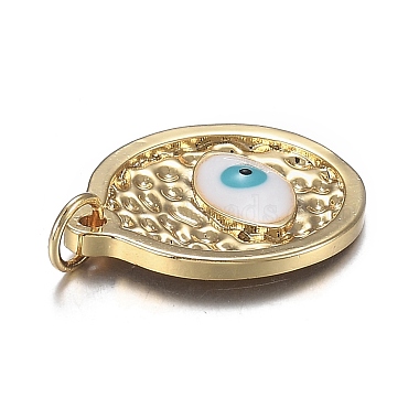 Brass Enamel Pendants(ZIRC-F120-042G)-3