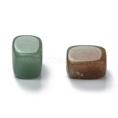 perles naturelles en aventurine verte(G-M368-12B)-3