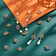 Elite 36pcs 18 styles Glass Connector Charms(GLAA-PH0002-85)-2
