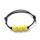 2Pcs 2 Colors Acrylic Tennis Beaded Bracelet(BJEW-JB08558-01)-4