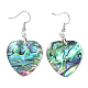 Abalone Shell/Paua Shell Dangle Earrings(EJEW-K081-02)-2