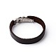 304 Stainless Steel Leather Cord Bracelets(BJEW-N269-29A)-2