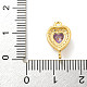 Brass Pave Cubic Zirconia Connector Charms(KK-Z072-06G-07)-3