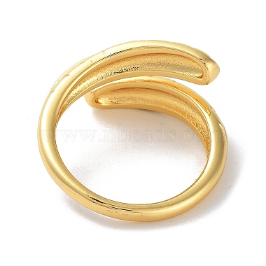 Brass Open Cuff Rings for Women(RJEW-E292-21G)-3
