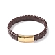 Leather Cord Bracelets(BJEW-E352-11D-G)-1