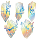5piezas de coloridas pegatinas de vidrio electrostáticas con forma de prisma arcoíris y atrapasoles(DIY-WH0409-69C)-1
