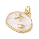 Brass Enamel Pendants(KK-L268-010G)-2