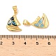 Brass Enamel Pendants(KK-H534-04G)-3