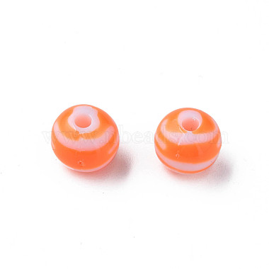 Perles acryliques à rayures opaques(MACR-S373-27D-04)-2