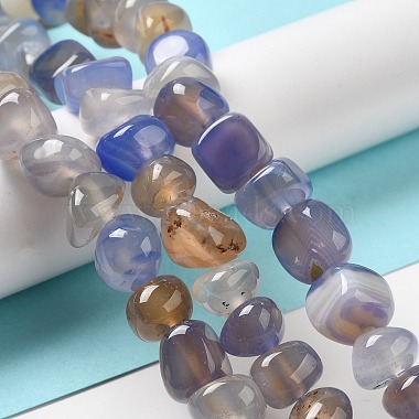Natural Agate Beads Strands(G-H295-B01-10)-2