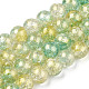 hornear pintado hebras de perlas de vidrio craquelado(X1-DGLA-R053-03F)-1