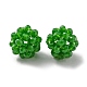 Imitation Jade Glass Round Woven Beads(GLAA-A034-6mm-B17)-2