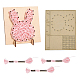 gorgecraft 1 set kit d'art à cordes bricolage arts et artisanat pour enfants(DIY-GF0004-28B)-1