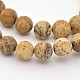 Chapelets de perles en jaspe avec images naturelles(G-G735-16F-4mm)-1