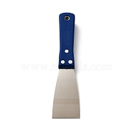 Stainless Steel Putty Knife, Scraper Tool, for Decals, Wallpaper and Wall, Blue, 216x50x20mm, Hole: 7.3mm(TOOL-WH0021-28)