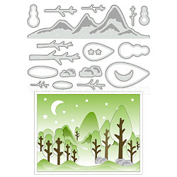Carbon Steel Cutting Dies Stencils, for DIY Scrapbooking, Photo Album, Decorative Embossing Paper Card, Tree, 89x128x0.8mm(DIY-WH0309-1733)