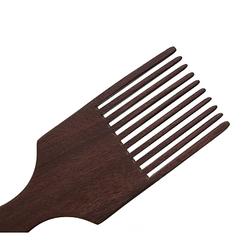 Plasitc Weaving Loom Comb, DIY Detangling Crafting Braided Tool, Coconut Brown, 16x6cm