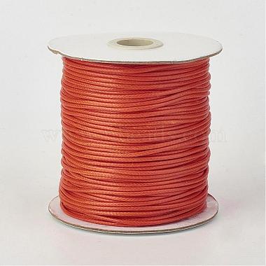 2mm Coral Waxed Polyester Cord Thread & Cord