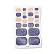 Full-Cover Glitter Powder Toenail Wraps Stickers(MRMJ-R112-ZXJ-094)-1