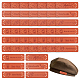 WADORN 48Pcs 6 Styles PU Leather Labels(DIY-WR0003-31)-1