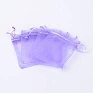 Organza Gift Bags with Drawstring, Jewelry Pouches, Wedding Party Christmas Favor Gift Bags, Medium Purple, 40x30cm(OP-R016-30x40cm-06)