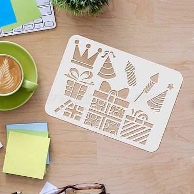 PET Hollow Out Drawing Painting Stencils Sets(DIY-WH0172-363)-3