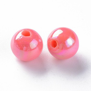 Perles acryliques opaques(MACR-S370-D10mm-A04)-2